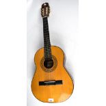 ADMIRA INFANTE; a six-string acoustic guitar, length 90cm, with soft case.