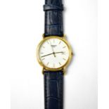 TISSOT; a gentlemen's 18ct gold gentlemen's watch,