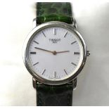 TISSOT; an 1853 Model gentlemen's stainless steel watch,