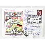 LIVERPOOL FOOTBALL CLUB; a first day cover postmarked for 1978,