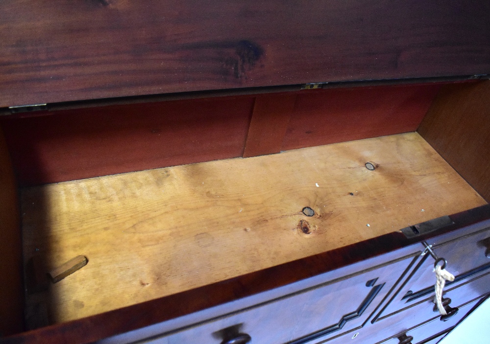 A 19th century mahogany Scottish chest of drawers, - Image 2 of 6