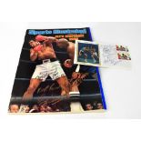 MUHAMMAD ALI; a first day cover bearing the lengendary boxer's signature dated September 16 1984,