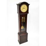 JAMESON DUBLIN; a 19th century mahogany longcase clock,