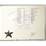 COUNT BASIE; a programme bearing several signatures including Jimmy Rushing, Charlie Fowlkes,