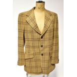 AQUASCUTUM; a gentlemen's Aquascutum of London, Montreal and New York, Irish tweed jacket,