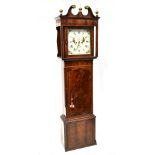 An early 19th century mahogany longcase clock,