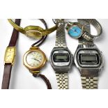 Six various vintage and collectible ladies' and gentlemen's watches (6).