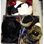 A quantity of vintage furs to include wraps,