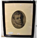 AFTER ANTONIO CARRACA; monochrome print, originally engraved by Francesco Bartolozzi RA,