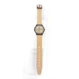 SWATCH; a unisex Moccame SFC106 wristwatch, in original clear case.