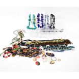 A large quantity of vintage and contemporary costume jewellery,