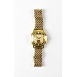 MOVADO; a 9ct gold gentlemen's wristwatch,