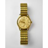DOGMA; a vintage gentlemen's 'Prima Model' gold plated anti-magnetic wristwatch,