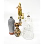 Various mixed collectibles to include a Royal Dux porcelain figure of a female water carrier,