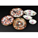 ROYAL CROWN DERBY; a small quantity of Imari pattern plates, pattern no.