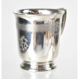 A George VI hallmarked silver children's cup,