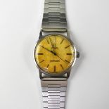 OMEGA; a gentlemen's stainless steel Seamaster automatic wristwatch,