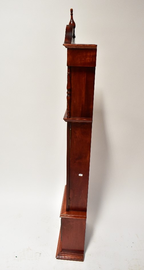 A reproduction grandmother clock in the Georgian style, the printed dial marked 'Lincoln, - Image 4 of 4