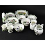 PORTMEIRION; a large quantity of 'The Botanic Garden' tea and dinnerware, to include plates,