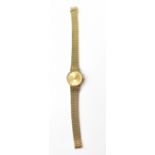 BUECHE-GIROD; a ladies' 9ct gold cocktail watch, the dial set with baton numerals,