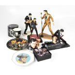 ELVIS PRESLEY INTEREST; a mixed lot of Elvis Presley figures, including an Edwin M.