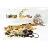 A very large quantity of costume jewellery to include necklaces, bangles, earrings, etc.