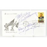 AMERICAN CIVIL RIGHTS; a first day cover bearing the signatures of Ralph Abernathy and Andrew Young.