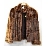 Various vintage fur and simulated fur coats and stoles of various sizes, colours and materials,