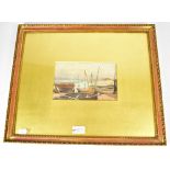 W BISCOMBE GARDNER (1847-1919); watercolour, 'By the Ferry Rye Harbour', signed lower right,