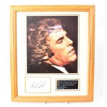 ROCK & POP ETC; a group of five autographed promotional pictures of Burt Bacharach,