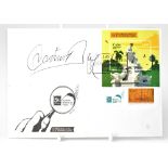 RAUL CASTRO; a first day cover bearing his signature.