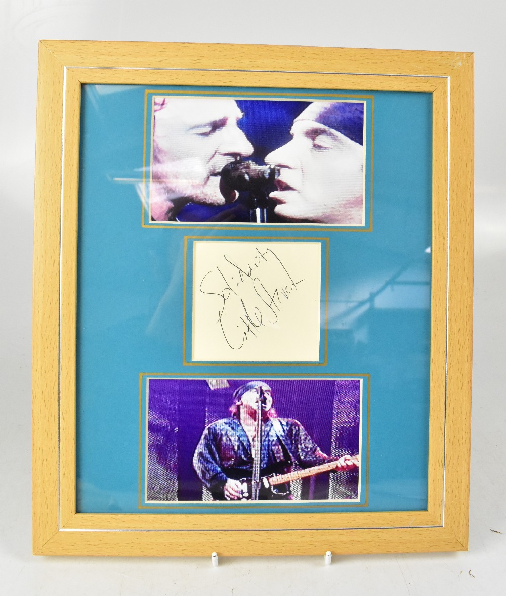 ROCK & POP; a group of nine autographed stock photographs of music stars to include Paul Simon, - Image 5 of 9