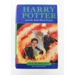J K ROWLING; 'Harry Potter and the Half-Blood Prince', first edition, not first print.