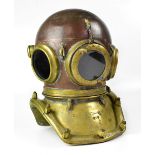 WITHDRAWN: C E HEINKE & CO, LONDON; an early twelve-bolt square corselet diving helmet,