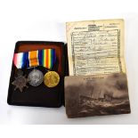 A WWI trio including the 1914-15 Star, awarded to 2384 Pte. A.E.