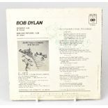 BOB DYLAN; 'Animals', a 7" single inscribed 'To Sur Best Wishes Always 6/8/89',