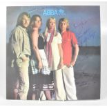 ABBA THE ALBUM; bearing the four stars' signatures to the inner pictorial sleeve.