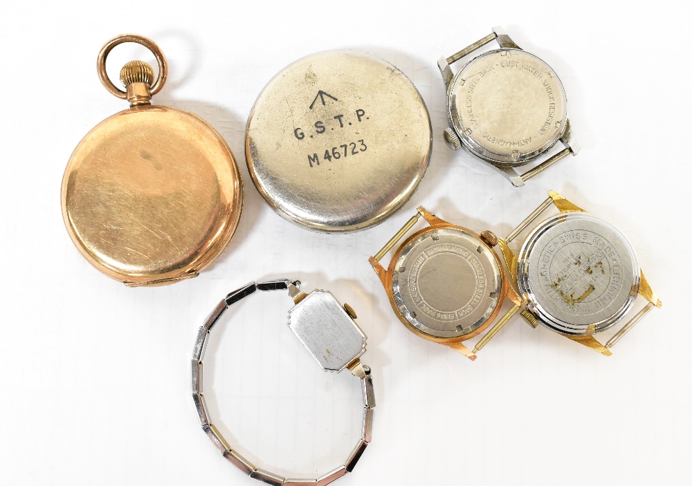 Various pocket watches, wristwatch heads and wristwatches, - Bild 2 aus 2