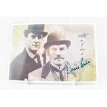 DAVID BURKE; a reproduced promotional photograph showing Sherlock Holmes and Dr Watson,