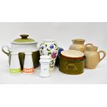 Various decorative items and modern kitchen ware to include Denby lidded tureens,