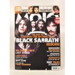 BLACK SABBATH; 'Mojo' magazine bearing the signatures of Ozzy Osbourne and Tony Iommi to the front.