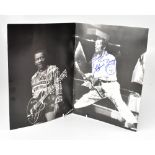 CHUCK BERRY; an official souvenir programme, bearing the signature of the star,