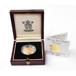 ROYAL MINT; The 1994 Gold Proof Sovereign limited edition no.