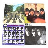 THE BEATLES; four records comprising 'A Hard Day's Night',