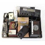 A quantity of radio equipment to include icom IC-R8500 communications receiver,