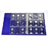 CHANGE CHECKER; twenty sealed uncirculated 50p coins in an album, to include VC, Battle of Britain,