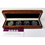 THE LONDON MINT; The 60th Anniversary of the Coronation of Queen Elizabeth II Pure Silver Crown Set,