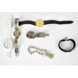 Various items of costume jewellery, to include a Swarovski Crystal inlaid rope-style bracelet,