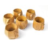 MOUSEMAN; a set of six napkin rings (6).