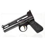 WEBLEY; an air pistol, inscribed to barrel 'The Webley Junior 177, Webley & Scott Ltd, Birmingham 4,